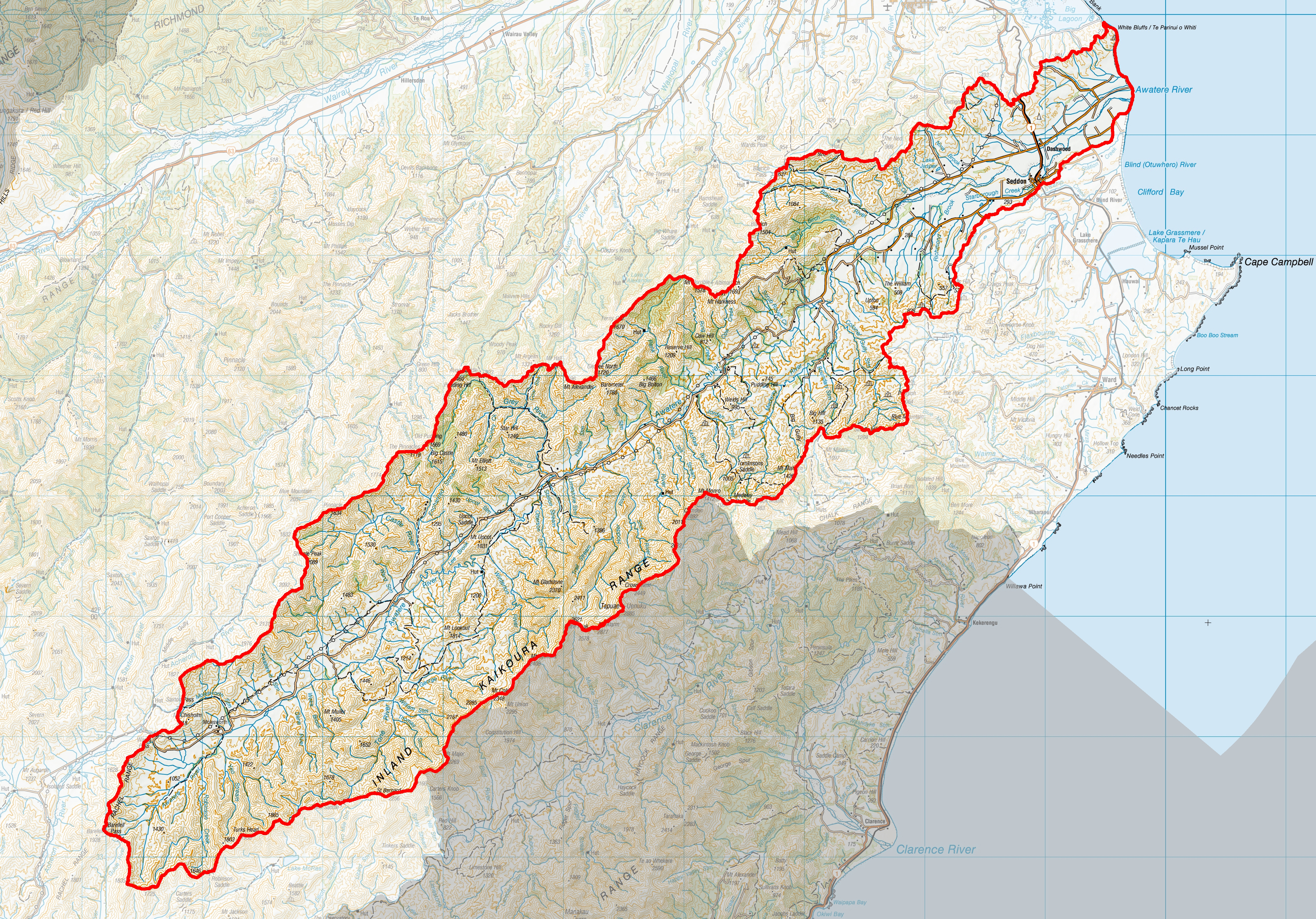 Proposed Awatere FMU Boundary
